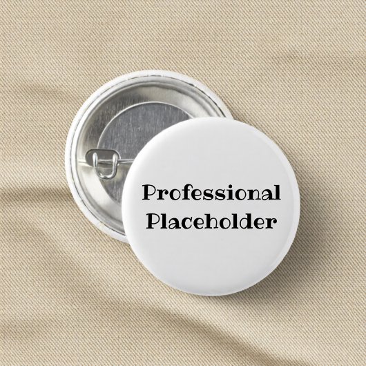 Professional Placeholder Funny Office Pin Button 缶バッジ