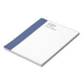 Professional plain minimalist modern blue white ノートパッド (回転)