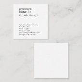 Professional plain minimalist modern trendy エンクロージャーカード (正面/裏面)