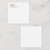 Professional plain minimalist modern trendy ノートカード (正面/裏面)