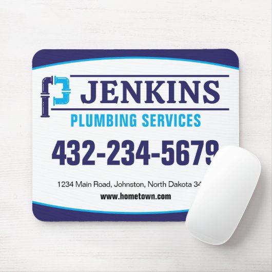 Professional Plumbing Service マウスパッド (マウス)