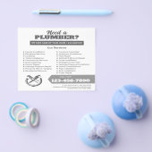 Professional Plumbing Service Business Logo チラシ (シングル)