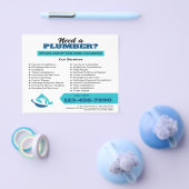 Professional Plumbing Service Business Logo チラシ (シングル)