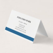 Professional Plumbing Service Business Logo 名刺 (裏面)