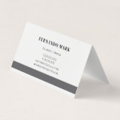 Professional Plumbing Service Business Logo 名刺 (裏面)