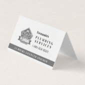 Professional Plumbing Service Business Logo 名刺 (正面)