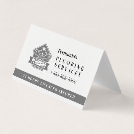 Professional Plumbing Service Business Logo 名刺