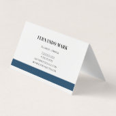 Professional Plumbing Service Water Drop Logo  名刺 (裏面)