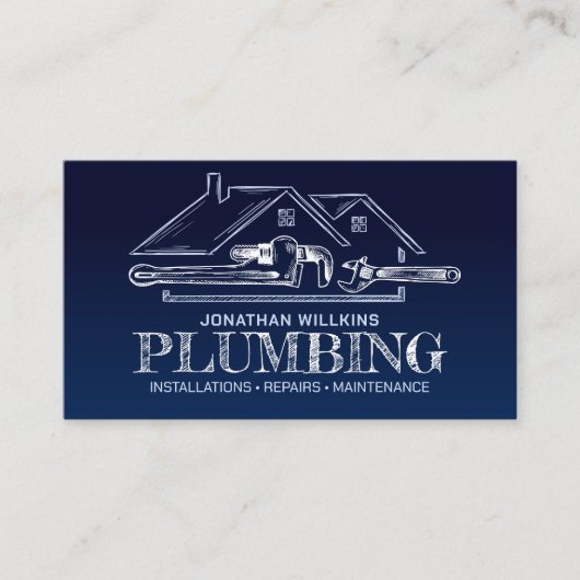 Professional Plumbing Services  名刺 (正面)