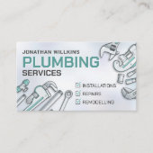 Professional Plumbing Services  名刺 (正面)