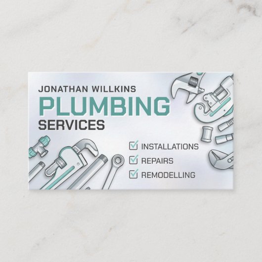 Professional Plumbing Services  名刺 (正面)