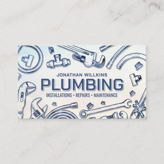 Professional Plumbing Services  名刺 (正面)