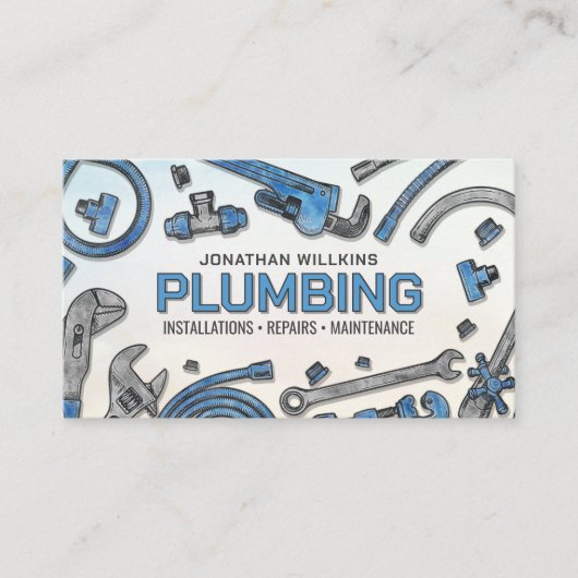 Professional Plumbing Services  名刺 (正面)