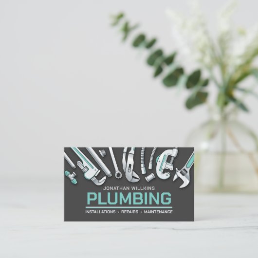 Professional Plumbing Services  名刺 (スタンド正面)