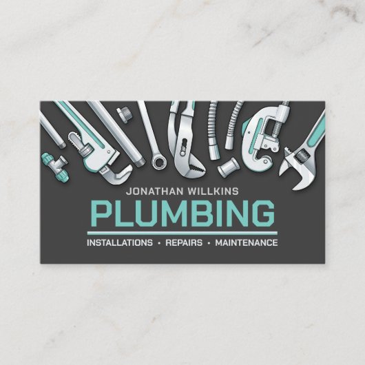 Professional Plumbing Services  名刺 (正面)