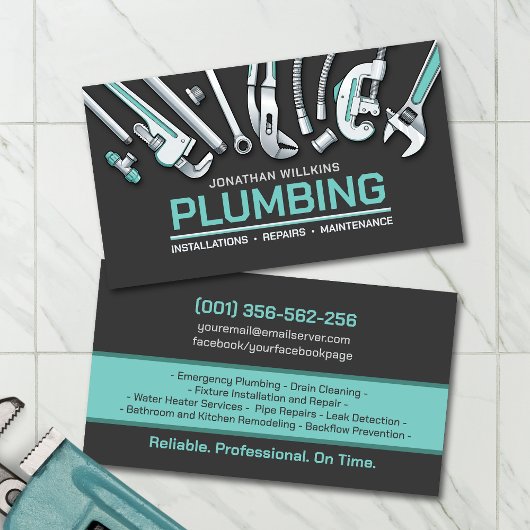 Professional Plumbing Services  名刺