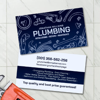 Professional Plumbing Services  名刺