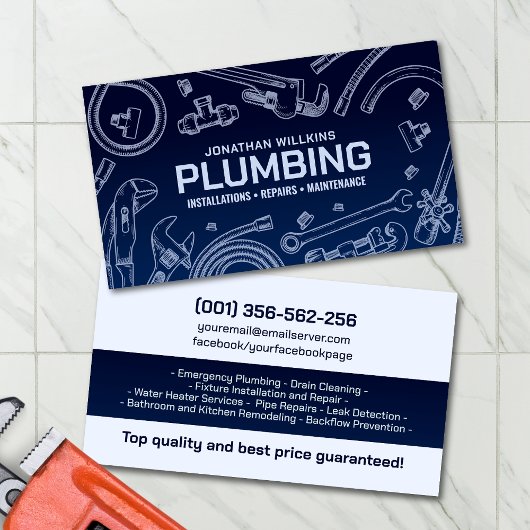 Professional Plumbing Services  名刺