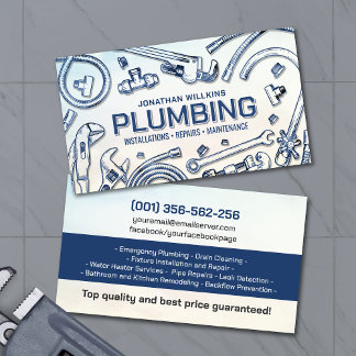 Professional Plumbing Services  名刺