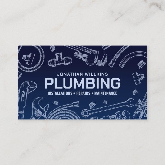 Professional Plumbing Services  名刺 (正面)