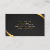 Professional Pressure Washing Black & Gold   名刺 (裏面)