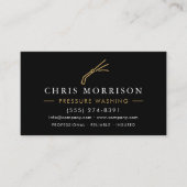 Professional Pressure Washing Power Wash 名刺 (正面)