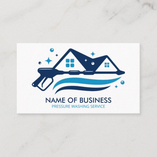 Professional Pressure Washing Power Wash Cleaning 名刺 (正面)