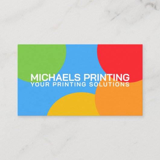 Professional Printing Company 名刺 (正面)