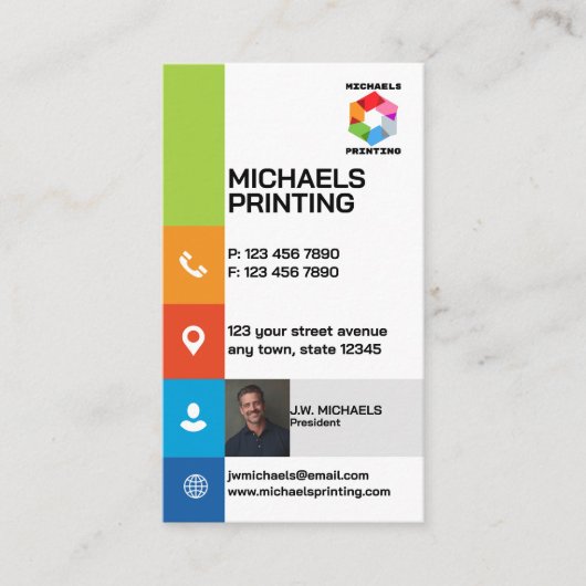 Professional Printing Company 名刺 (正面)