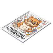 Professional Procrastinator - Cat Notebook ノートブック (左側)