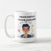Professional Procrastinator Coffee Mug コーヒーマグカップ (左)