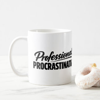 Professional Procrastinator Funny Humor コーヒーマグカップ