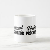 Professional Procrastinator Funny Humor コーヒーマグカップ (中央)