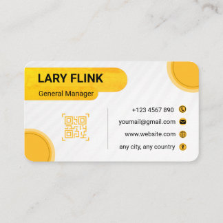 Professional QR Code Business Card 名刺