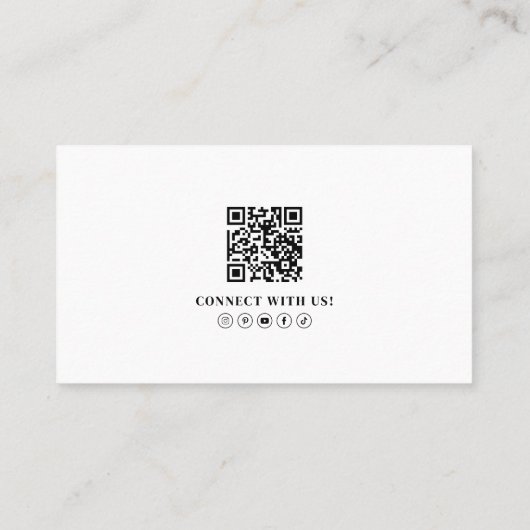 Professional QR Code Photo Your Logo 名刺 (裏面)