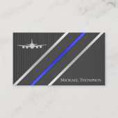 Professional QR Code Pilot Stylish Aviation 名刺 (正面)