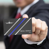 Professional QR Code Pilot Stylish Aviation 名刺