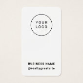 Professional QR code review card for small (正面)