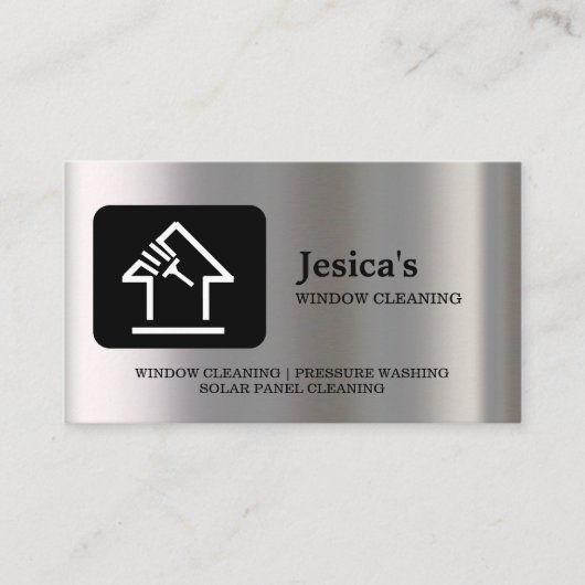 Professional QR Code Washing Power Window Cleaning 名刺 (正面)