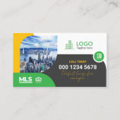 Professional Real Estate Agent Customizable Modern 名刺 (裏面)