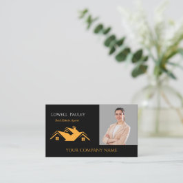 Professional Real Estate Promotional Realtor logo  名刺