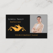 Professional Real Estate Promotional Realtor logo  名刺 (正面)