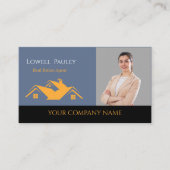 Professional Real Estate Promotional Realtor logo  名刺 (正面)
