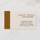 Professional Real Estate Promotional Realtor logo  名刺 (裏面)