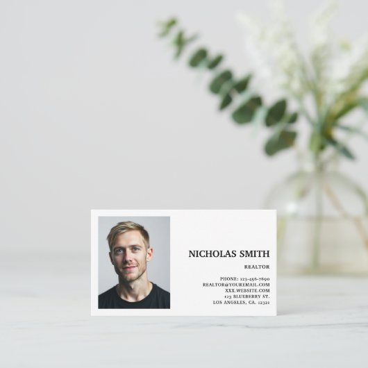 Professional Real State Agent Photo 名刺 (スタンド正面)