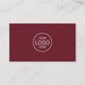 Professional Red Wine Add your Logo 名刺 (正面)