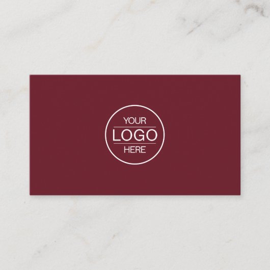 Professional Red Wine Add your Logo 名刺 (正面)