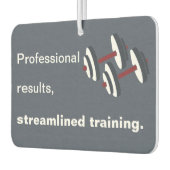 Professional Results, Streamlined Training - Grey カーエアーフレッシュナー (左)