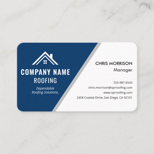 Professional Roofing Roofer 名刺 (正面)