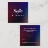 Professional Salon & Spa 紹介カード|編集可能 割引カード (正面/裏面)